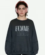 Off Campus S01 Hannah Wells Femme Black Sweatshirt