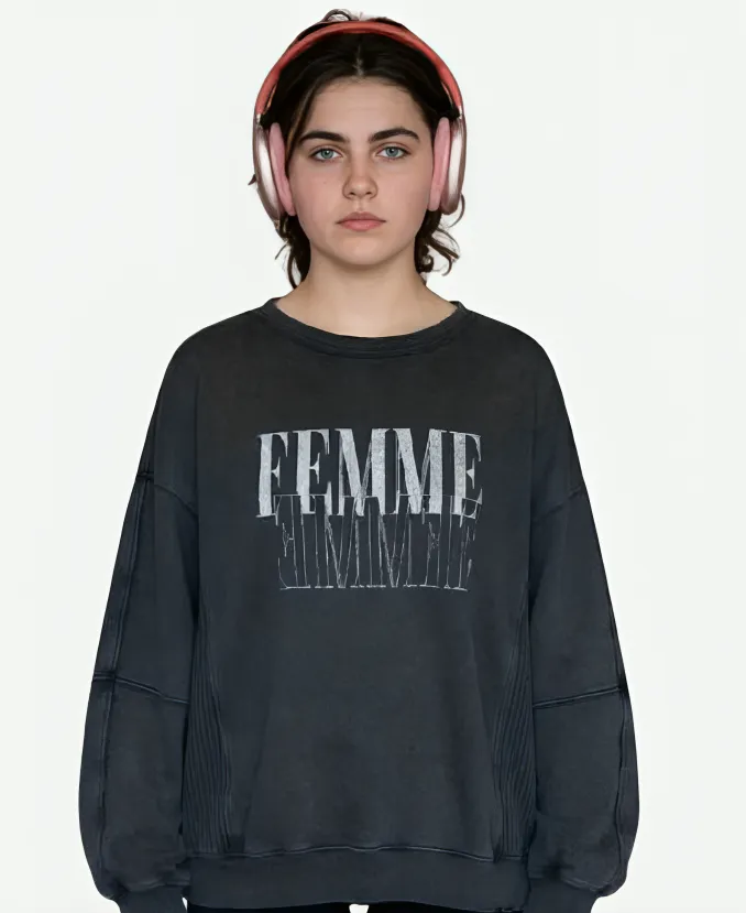 Off Campus S01 Hannah Wells Femme Sweatshirt Off Campus S01 Hannah Wells Femme Black Sweatshirt