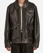 Josh Heuston Off Campus S01 Leather Jacket
