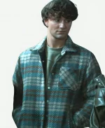 Khobe Clarke Off Campus S01 Checked Tweed Over­shirt Jacket