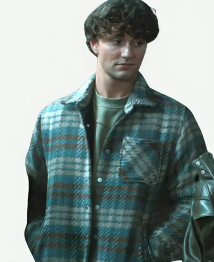 Khobe Clarke Off Campus S01 Checked Tweed Over­shirt Jacket
