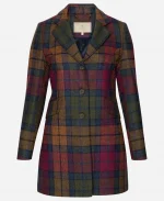Selena Gomez Only Murders in the Building S06 Plaid Wool Coat