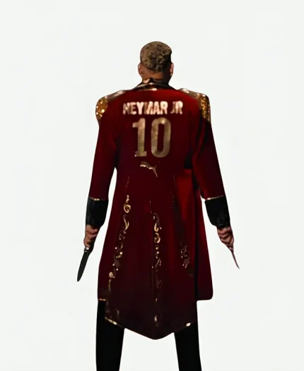 PUMA Showtime Promotional Campaign 2026 Biggest Showman Neymar Jr. Red Ringmaster Coat