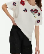 Percy Fraser Every Year After 2026 Floral Petal Stitch T-Shirt