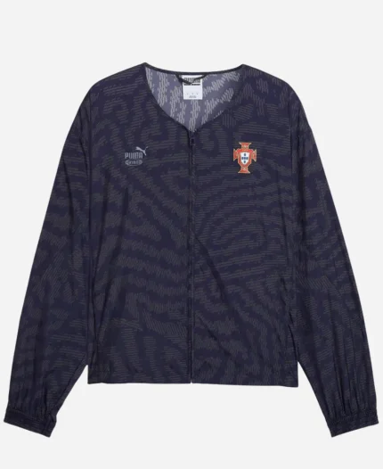 Cristiano Ronaldo 2026 World Cup Portugal King Navy Blue Track Jacket