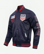 Pro Standard USMNT 2026 Classic World Cup Navy Satin Jacket