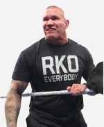 Men's Randy Orton RKO Everybody Black Graphic T-Shirt