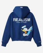 Realism x Disney Donald Duck Astral Navy Full-Zip Hoodie