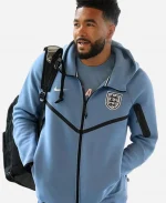 Reece James 2026 England Tech Fleece Hoodie In Blue