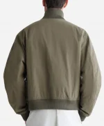Sean McCall 2026 Off Campus S01 Riley Davis Green Flight Bomber Jack­et