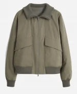 Sean McCall Green Flight Bomber Jack­et