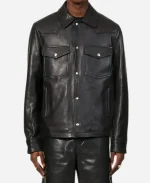 Ryan Seacrest American Idol S24 Leather Shirt Jacket