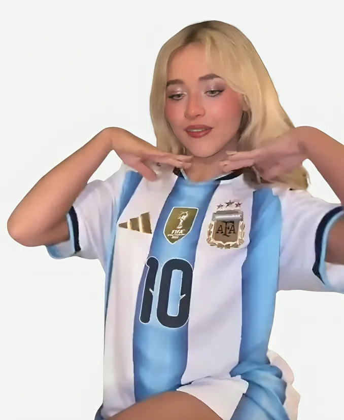 Sabrina Carpenter 2026 Argentina Jersey Sabrina Carpenter Argentina Jersey
