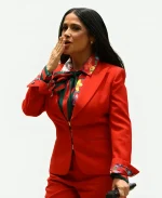 FIFA World Cup 2026 Opening Ceremony Salma Hayek Suit - Red