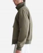 Ri­ley Davis Off Cam­pus S01 Green Flight Bomber Jack­et
