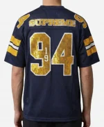 Simba Kudyiwa Love Island UK S13 Navy Blue Supreme Sequin Football Jersey
