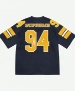 Simba Kudyiwa Navy Blue Supreme Sequin Football Jersey