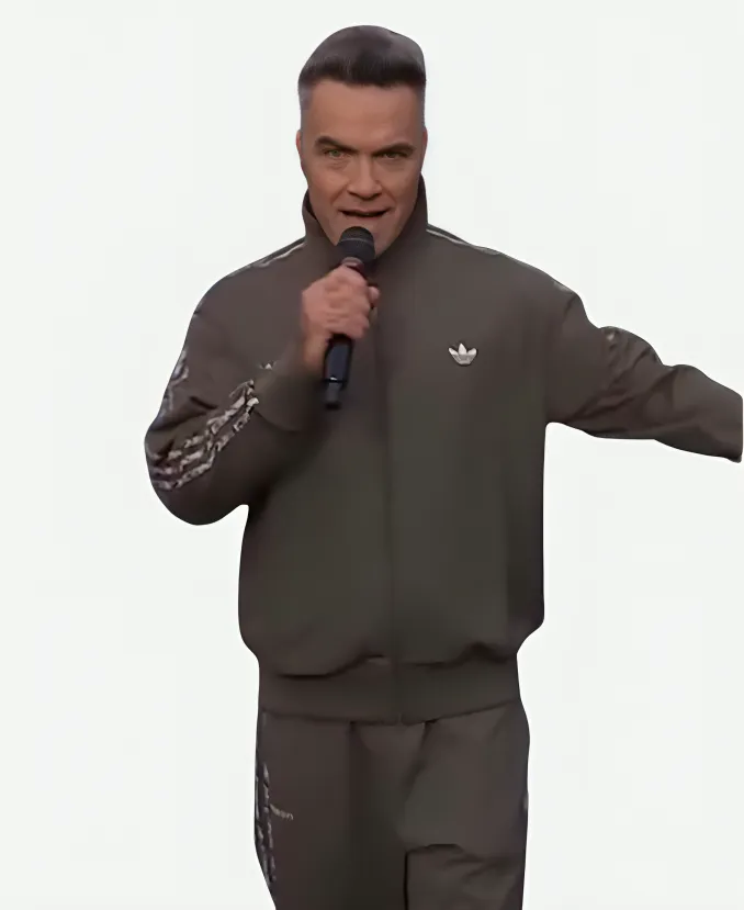Soccer Aid 2026 Robbie Williams Tracksuit Robbie Williams Soccer Aid 2026 Adidas x LABRUM Tracksuit