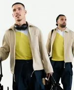 Spain Football Team Arrival Beige Jacket