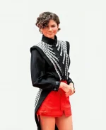 Spider-Man Brand New Day 2026 Press Tour Zendaya Napoleon Jacket