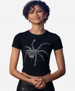Zendaya Spider-Man Brand New Day 2026 Press Tour MJ Black Baby T-Shirt