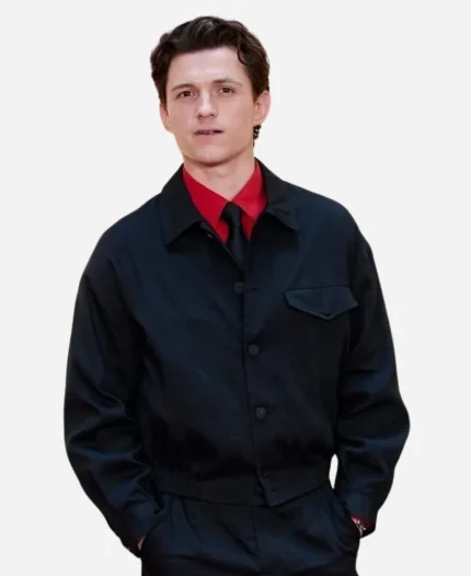 Spider Man 2026 Photocall Tom Holland Jacket