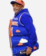Spike Lee Knicks Jalen Brunson Blue Puffer Vest