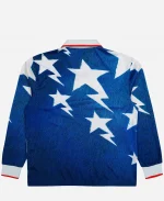 BAPE x Adidas SS26 Football Collective USA Soccer Star Blue Denim Jersey