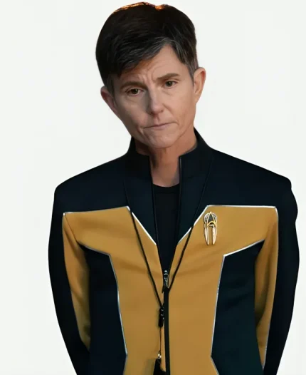 Jett Reno Star Trek Starfleet Academy Tig Notaro Black & Yellow Costume Jacket