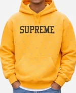 Stars Studded Hooded Sweatshirt - For Sale