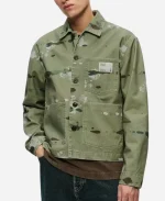 Cam­pus S01 Dean Di Laurentis Green Worker Jack­et