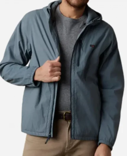 Steven Pasquale The Four Seasons S02 Blue Windbreaker Jacket