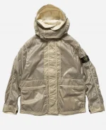 Stone Island x New Balance 2026 Prismatico-TC Hooded Jacket In Ivory
