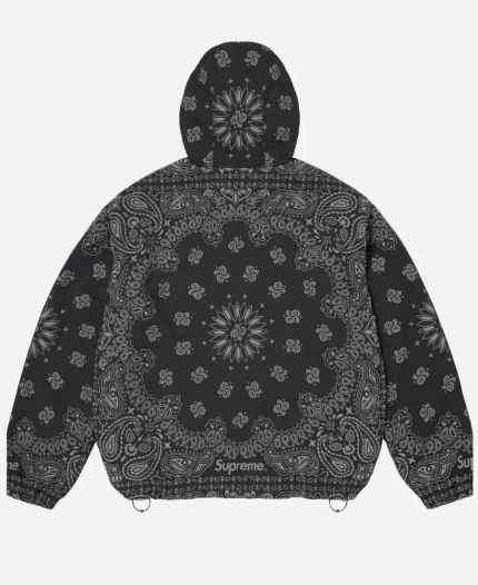 Supreme Reflective Bandana Anorak Hoodie