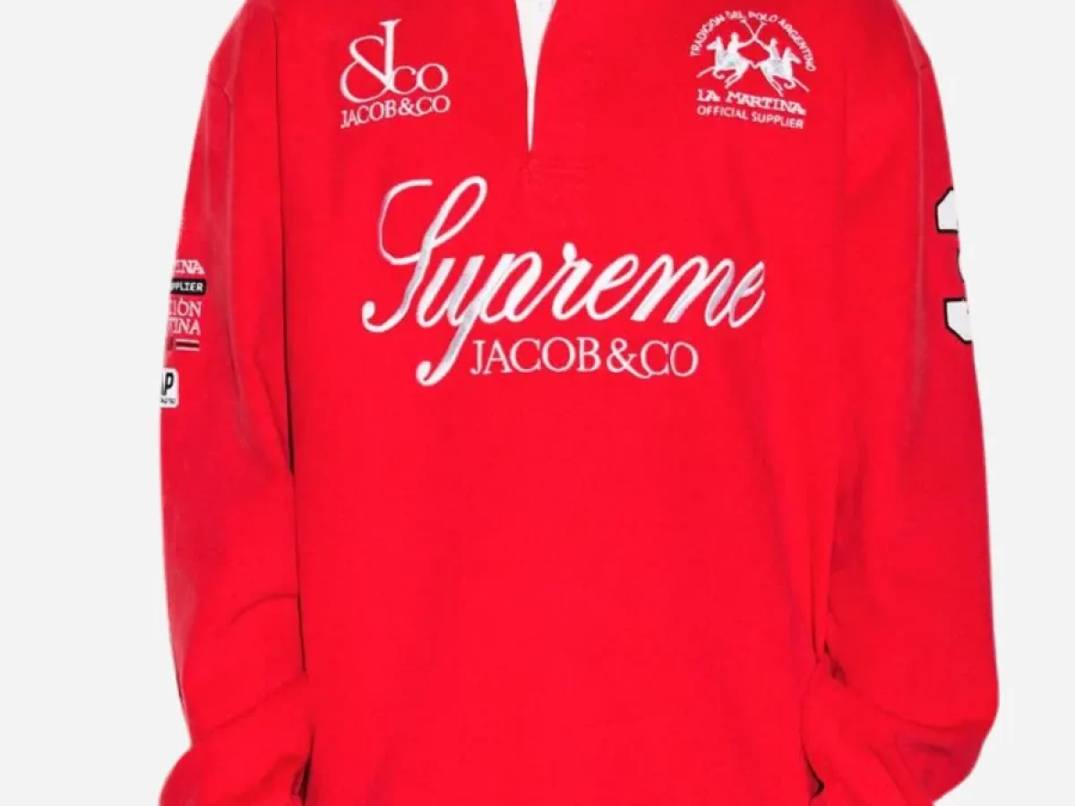 Supreme x La Martina x Jacob & Co SS26 Polo Rugby Shirt