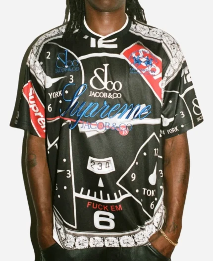 Supreme x La Martina Soccer Jersey In Black