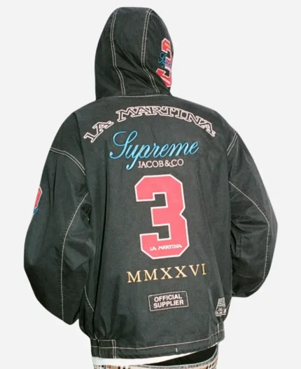 Supreme x La Martina x Jacob & Co Hooded Jacket In Black