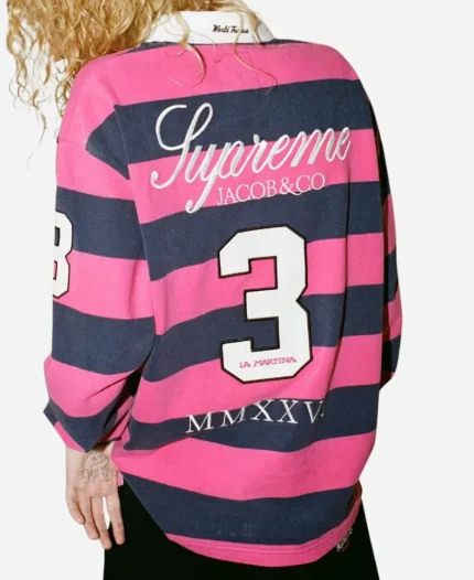 Supreme x La Martina x Jacob & Co Striped Rugby Shirt