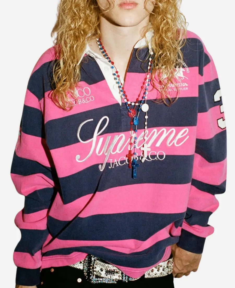 Supreme x La Martina x Jacob & Co Striped Rugby Shirt Supreme x La Martina Striped Rugby Shirt