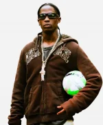 Travis Scott 2026 TOMA Football Event Hooded Jacket