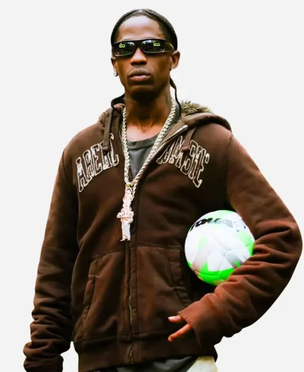 Travis Scott 2026 TOMA Football Event Hooded Jacket
