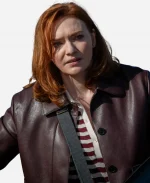 The Fortune S01 Eleanor Tomlinson Leather Jacket