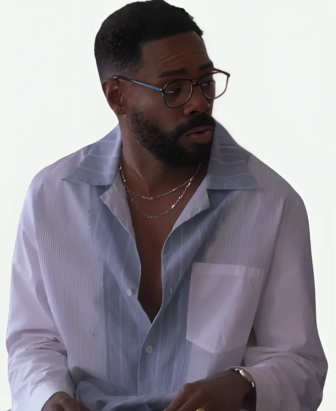 The Four Seasons S02 Colman Domingo Striped Shirt The Four Seasons S02 Colman Domingo Striped Shirt