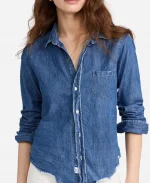 Tina Fey The Four Seasons S02 Blue Denim Shirt