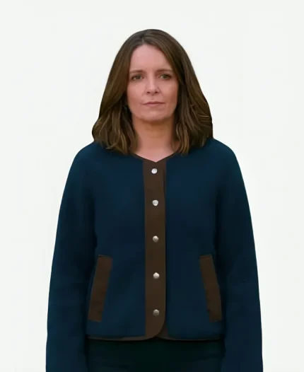 Kate Blue and Brown Sherpa Jacket