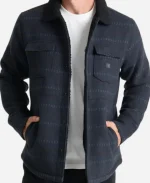 Jack The Four Seasons S02 Will Forte Blue Printed Hebrides Jacket