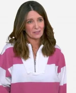 The Four Seasons Season 02 Kate Striped Half -Zip Sweatshirt