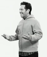 The Tonight Show 2026 Paul Rudd Blue Oversized Zip-up Hoodie