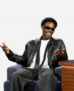 The Tonight Show Starring Jimmy Fallon Jazz Chisholm Jr. Black Leather Jacket
