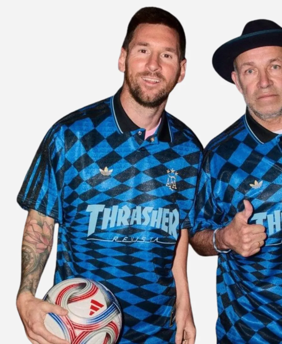 Thrasher Argentina Messi Jersey Adidas x Thrasher Argentina AFA Messi Jersey